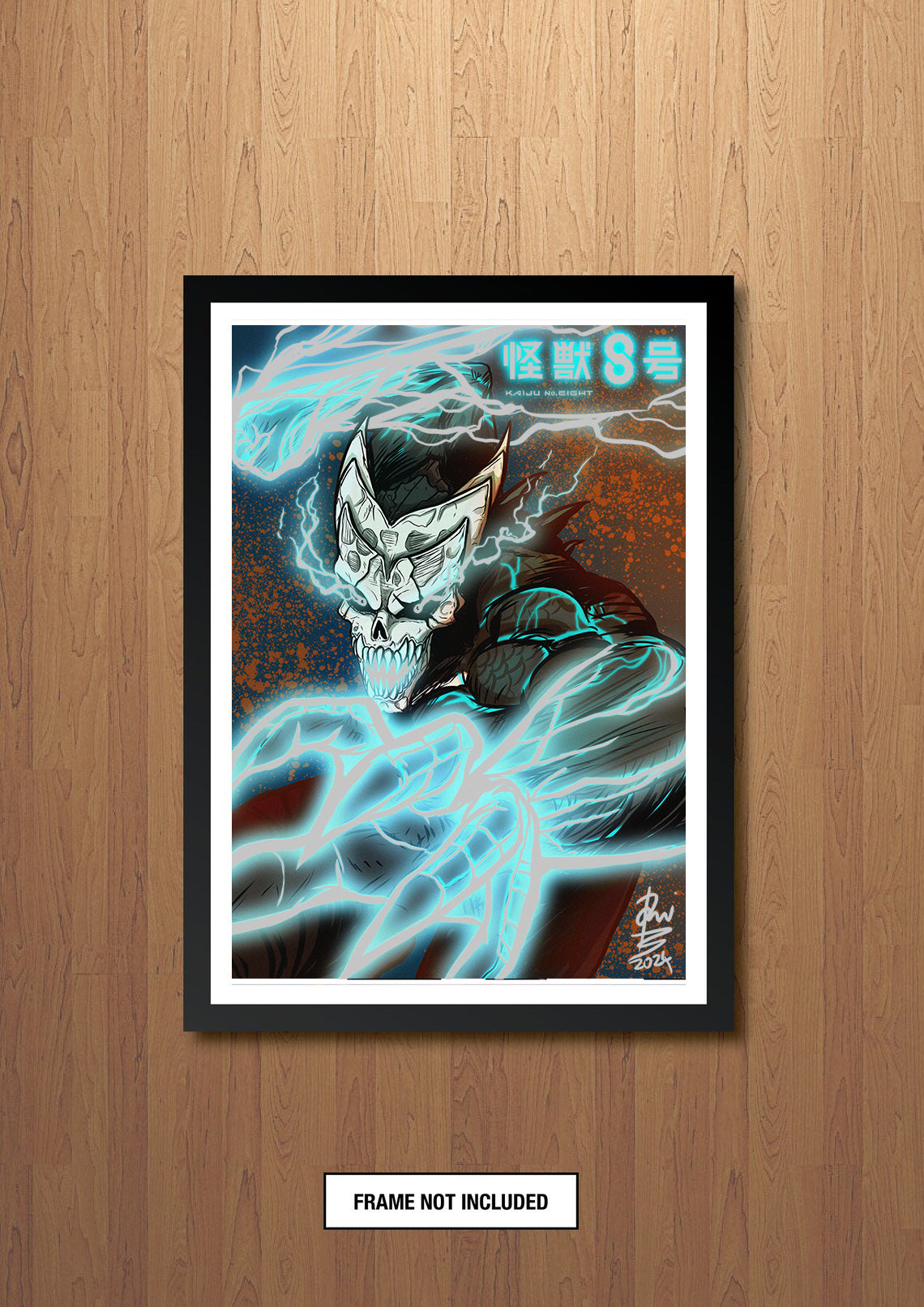 Kaiju FOIL A3 Art Print (11.7 x 16.5 inches)