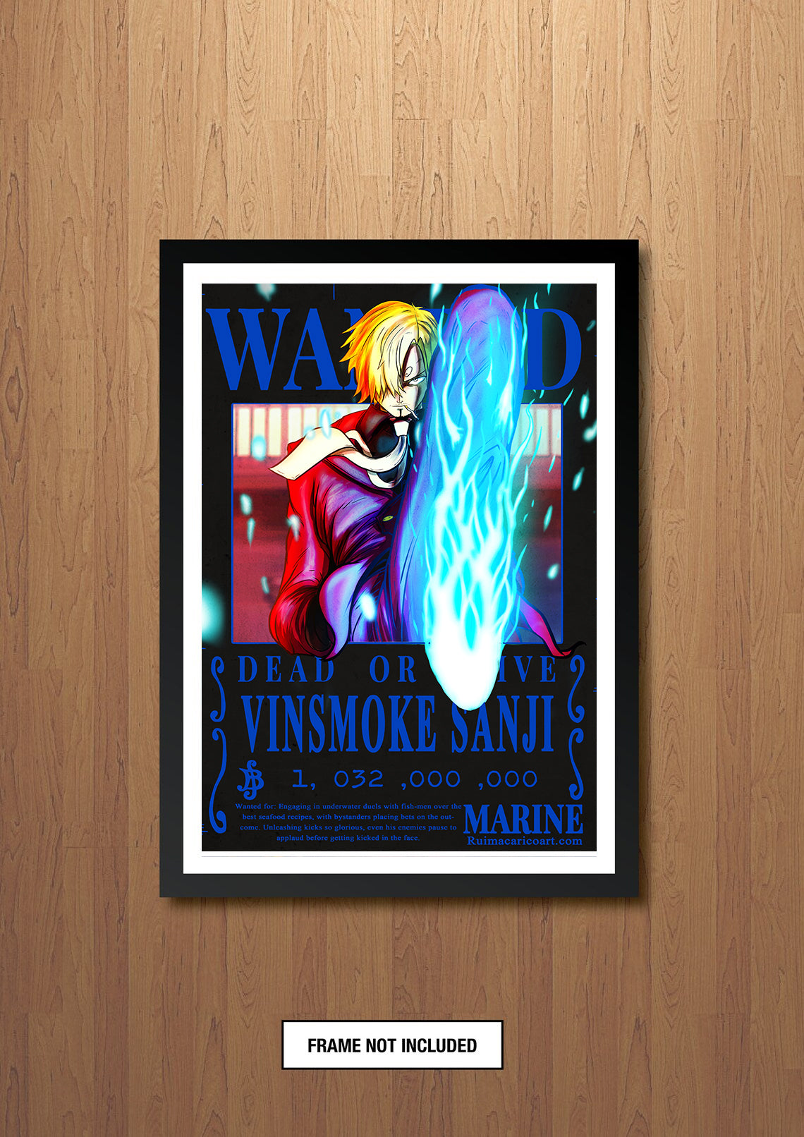 BLACK LEG Wanted Poster FOIL A3 Art Print (11.7 x 16.5 inches)