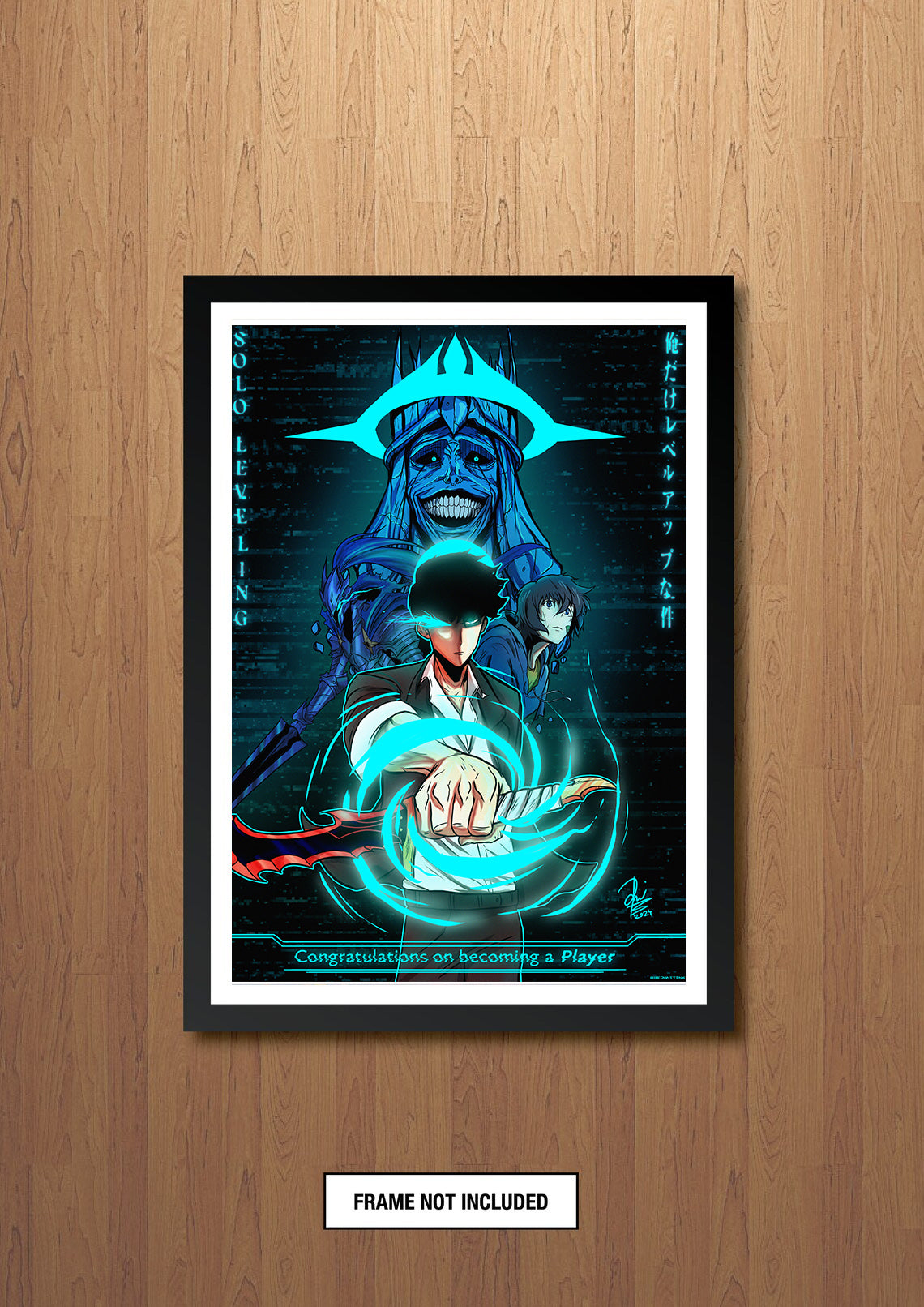 Solo Warrior FOIL A3 Art Print (11.7 x 16.5 inches)