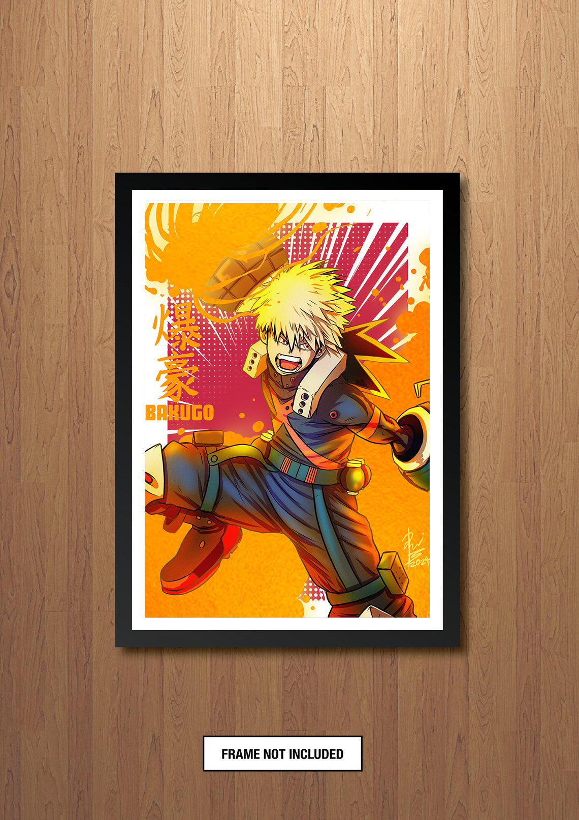 Great Explosion Murder God Dynamight FOIL A3 Art Print (11.7 x 16.5 inches)