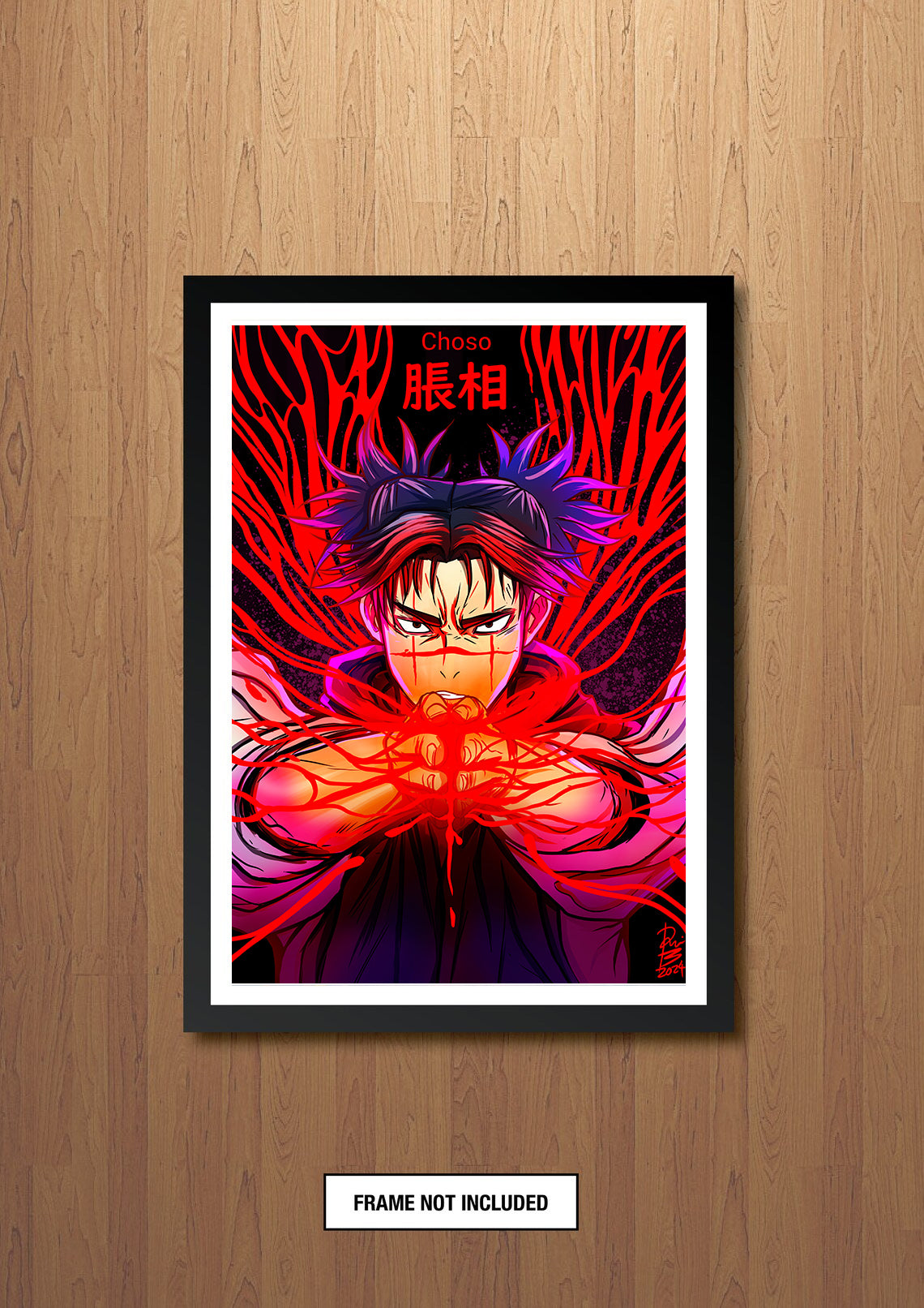 Blood Warrior FOIL A3 Art Print (11.7 x 16.5 inches)