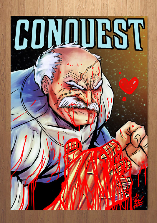 CONQUEST FOIL A3 Art Print (11.7 x 16.5 inches)
