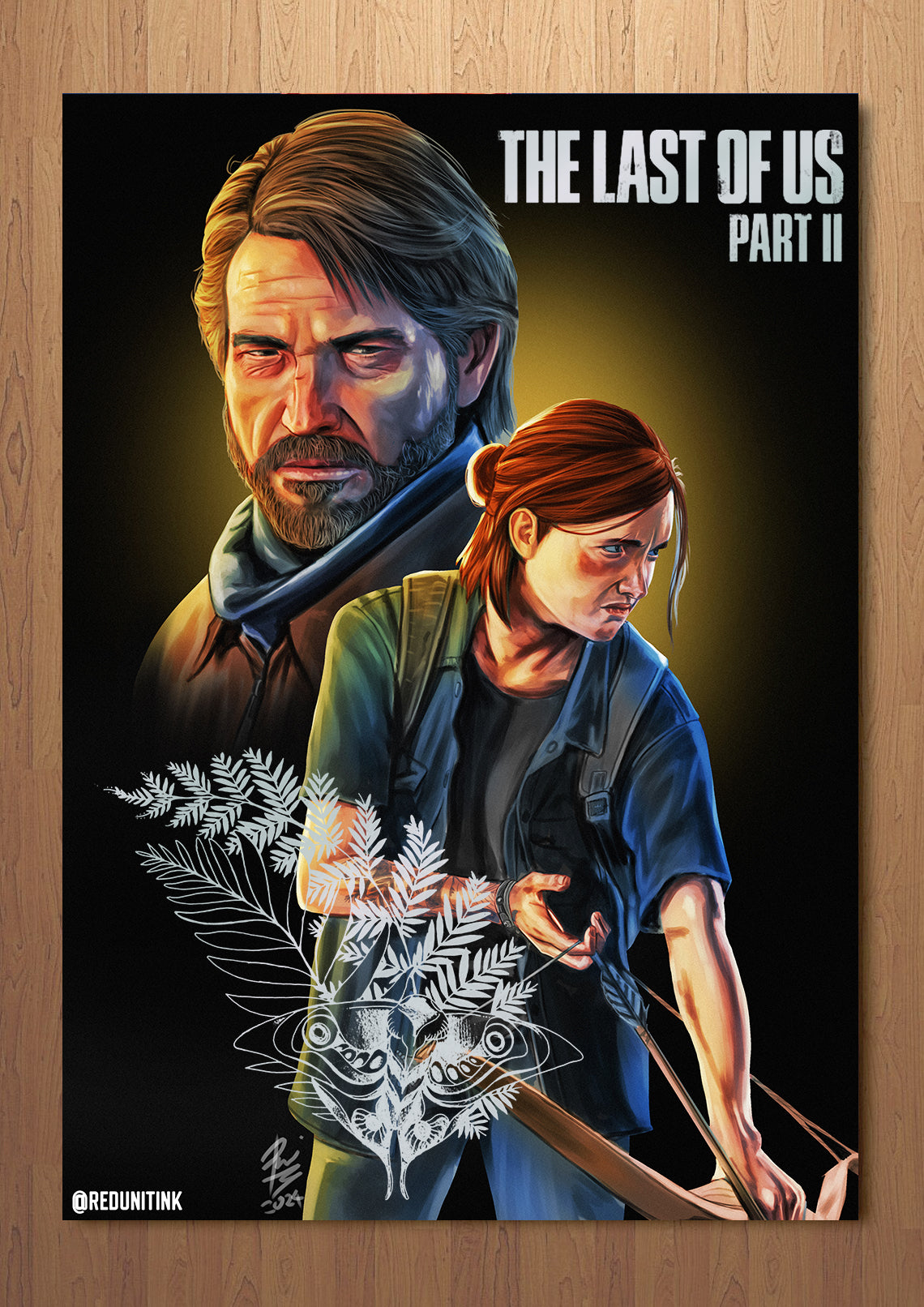 The Last of Us Part 2 FOIL A3 Art Print (11.7 x 16.5 inches)