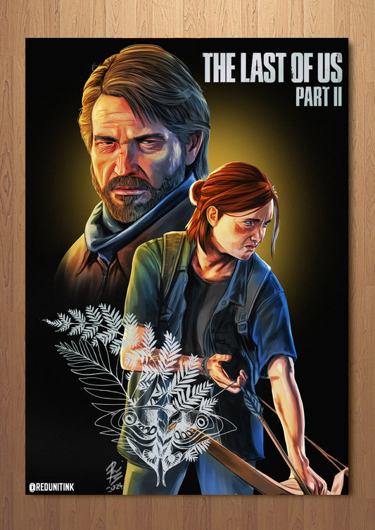The Last of Us Part 2 FOIL A3 Art Print (11.7 x 16.5 inches)