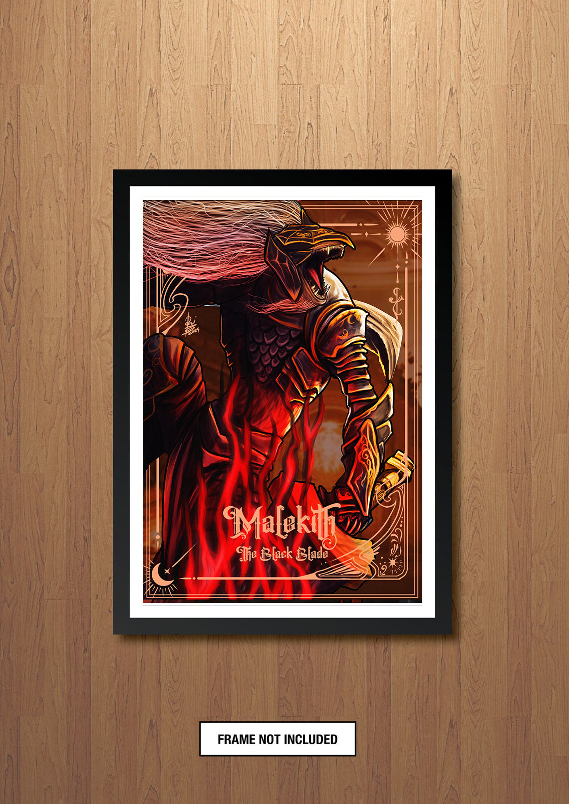 Malekith Elden Ring FOIL A3 Art Print (11.7 x 16.5 inches)