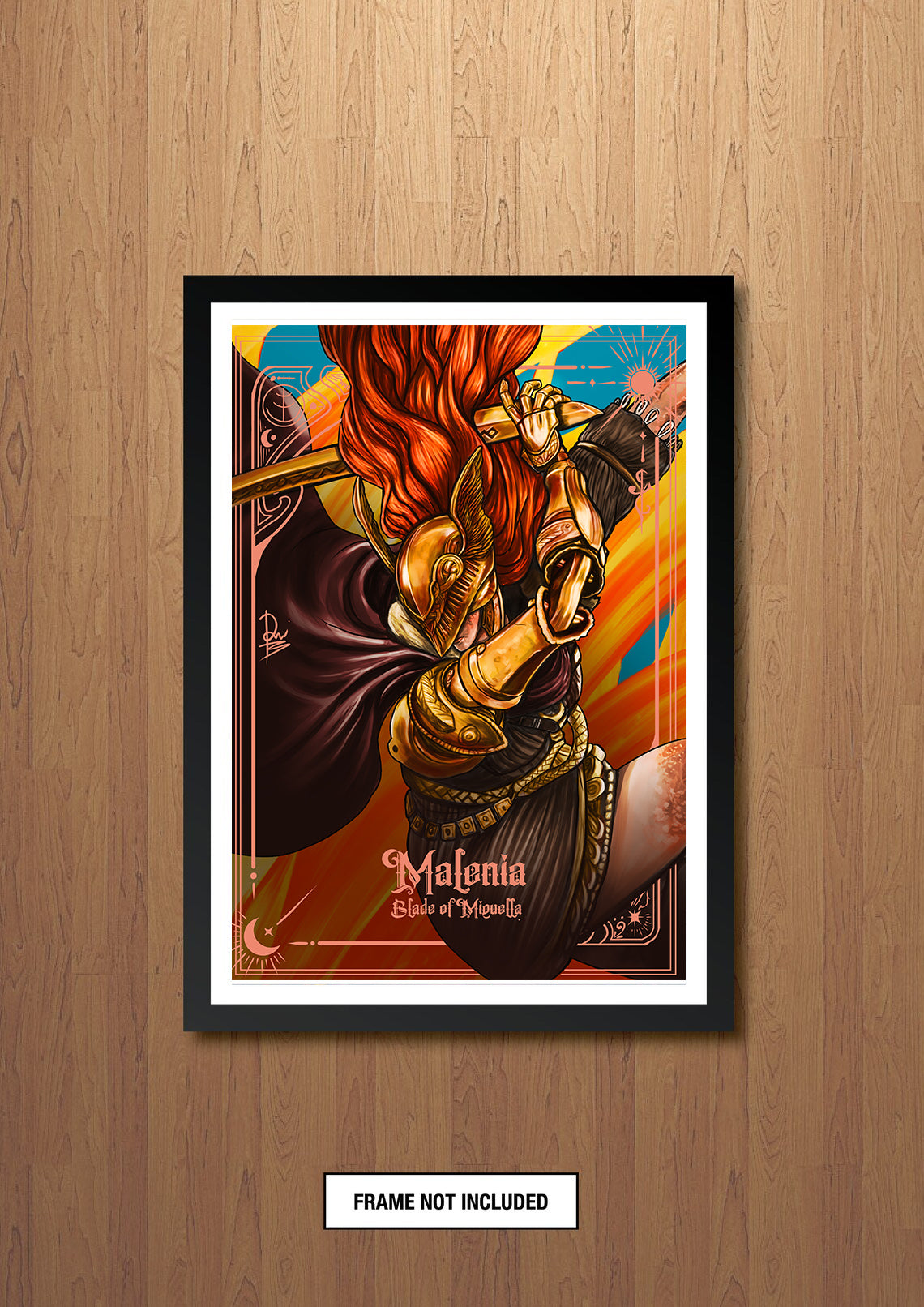 Malenia Elden Ring FOIL A3 Art Print (11.7 x 16.5 inches)
