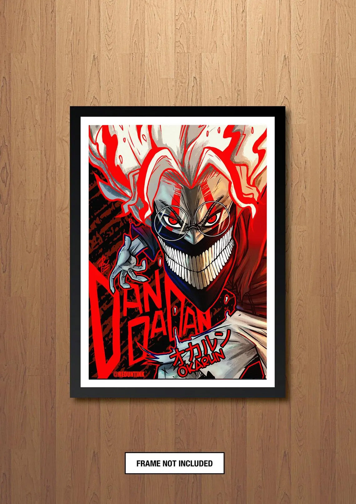 Okarun FOIL A3 Art Print (11.7 x 16.5 inches)