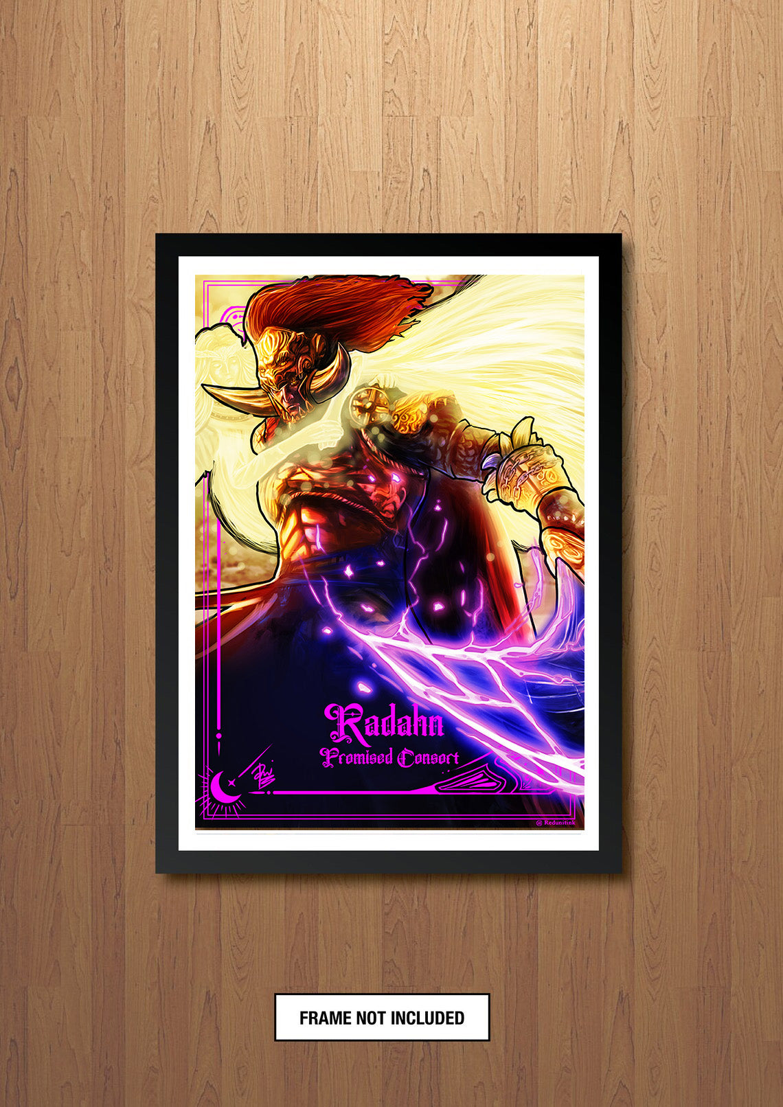 Promised Consort Radahn Elden Ring FOIL A3 Art Print (11.7 x 16.5 inches)