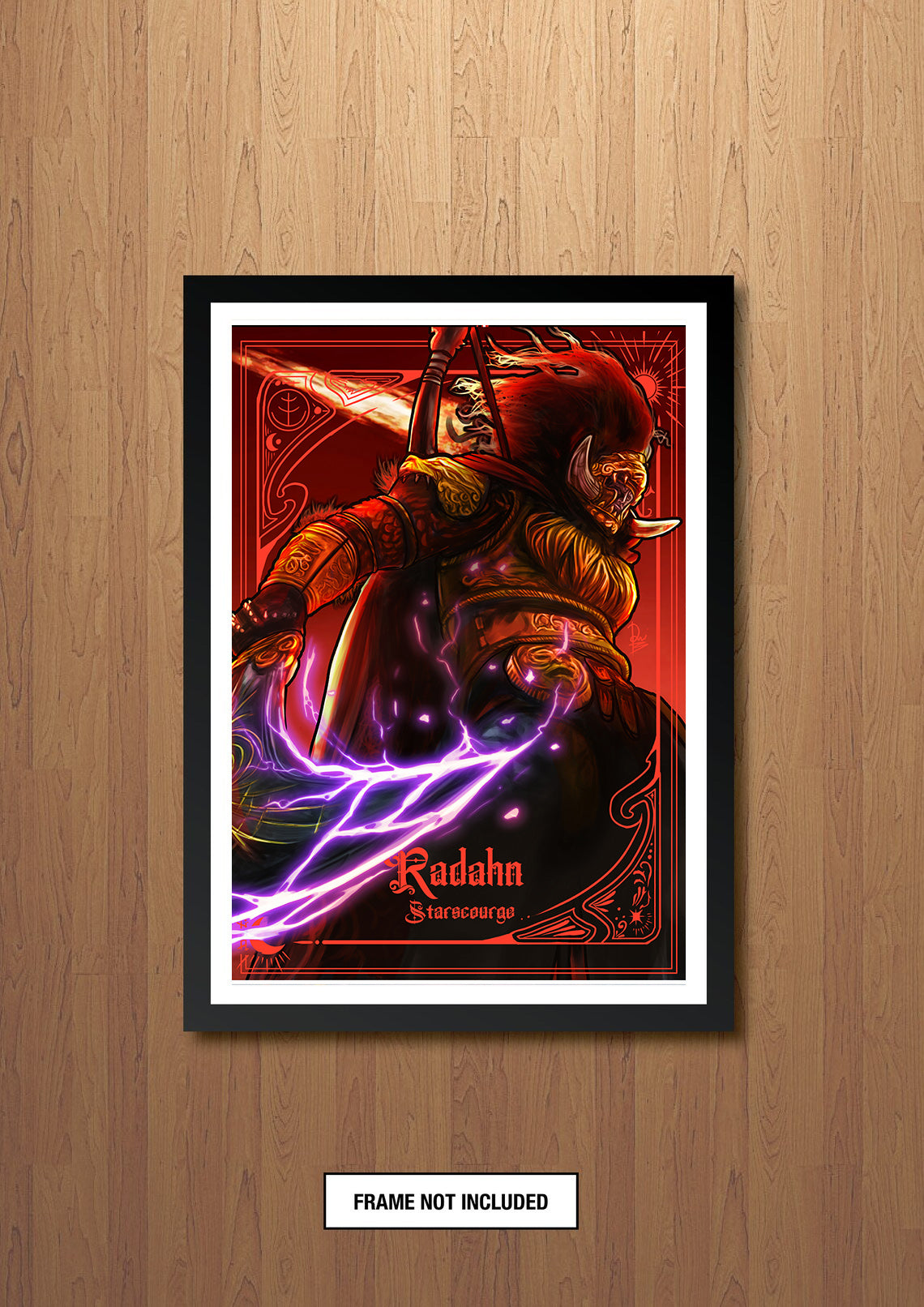 Radahn Elden Ring FOIL A3 Art Print (11.7 x 16.5 inches)