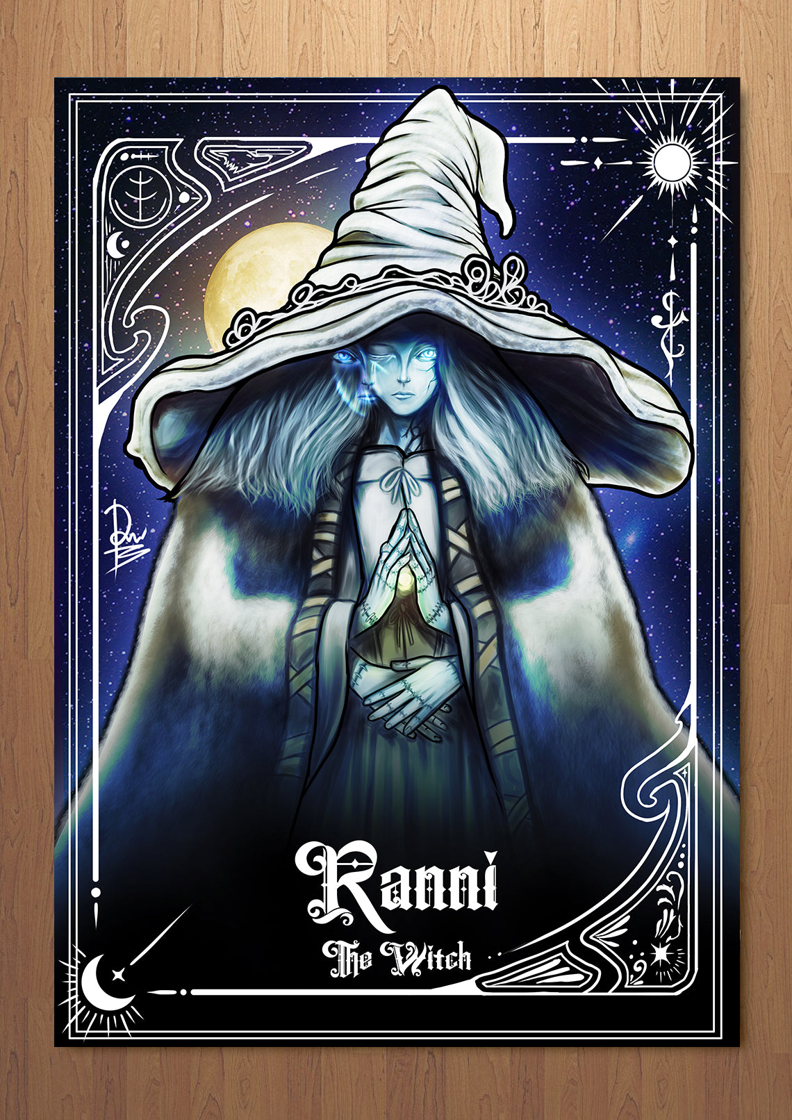 Ranni Elden Ring FOIL A3 Art Print (11.7 x 16.5 inches)