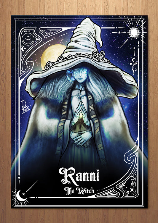 Ranni Elden Ring FOIL A3 Art Print (11.7 x 16.5 inches)