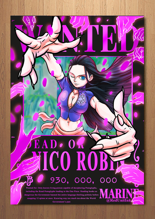Robin Wanted Poster FOIL A3 Art Print (11.7 x 16.5 inches)