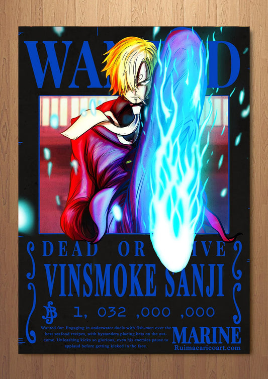 BLACK LEG Wanted Poster FOIL A3 Art Print (11.7 x 16.5 inches)