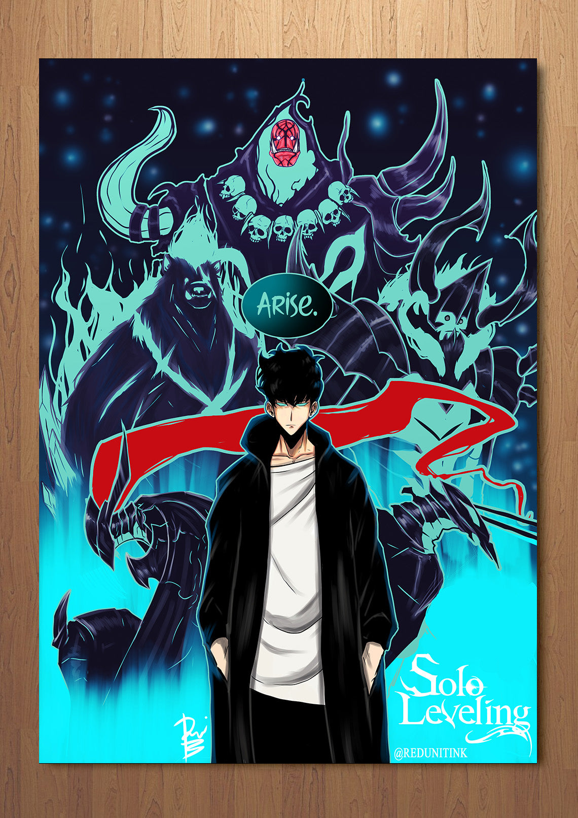 ARISE FOIL A3 Art Print (11.7 x 16.5 inches)