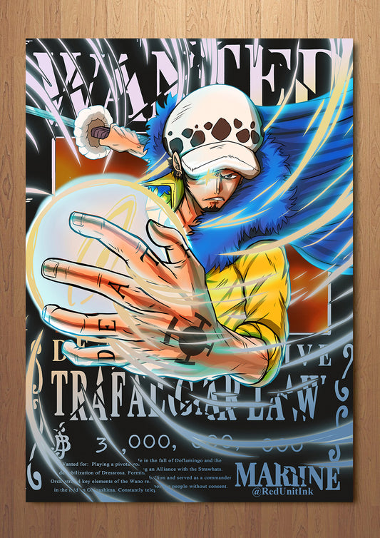 The Death Doctor Wanted Poster FOIL A3 Art Print (11.7 x 16.5 inches)
