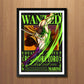 PIRATE HUNTER Wanted Poster FOIL A3 Art Print (11.7 x 16.5 inches)