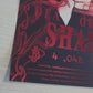 RED PIRATE EMPEROR Wanted Poster FOIL A3 Art Print (11.7 x 16.5 inches)