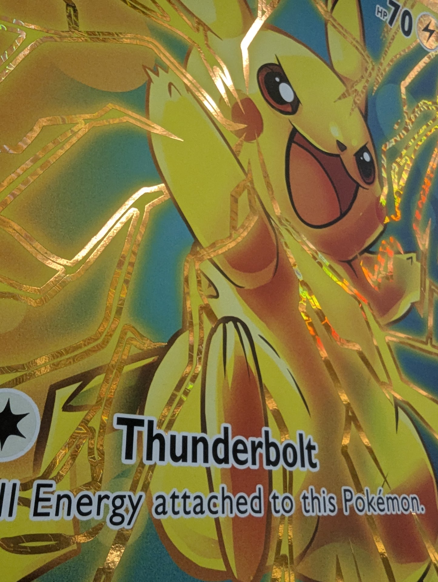 Pikachu Yellow FOIL A3 Art Print (11.7 x 16.5 inches)